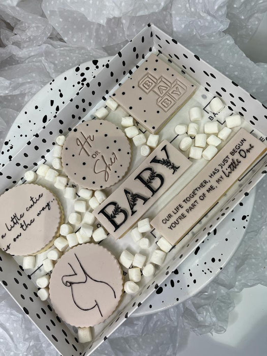 Baby Shower Biscuit Box