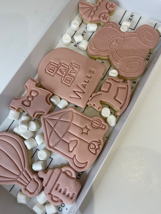 Baby Shower Biscuit Box