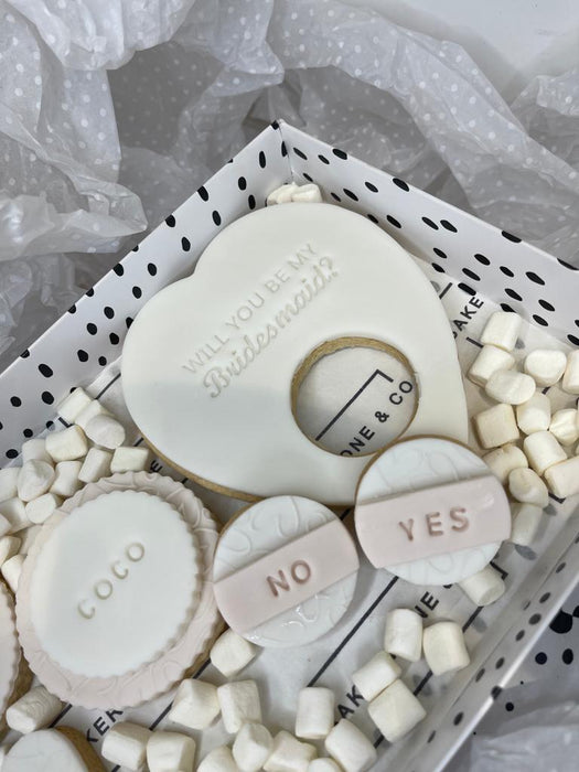 Bridesmaid Proposal Biscuit Box